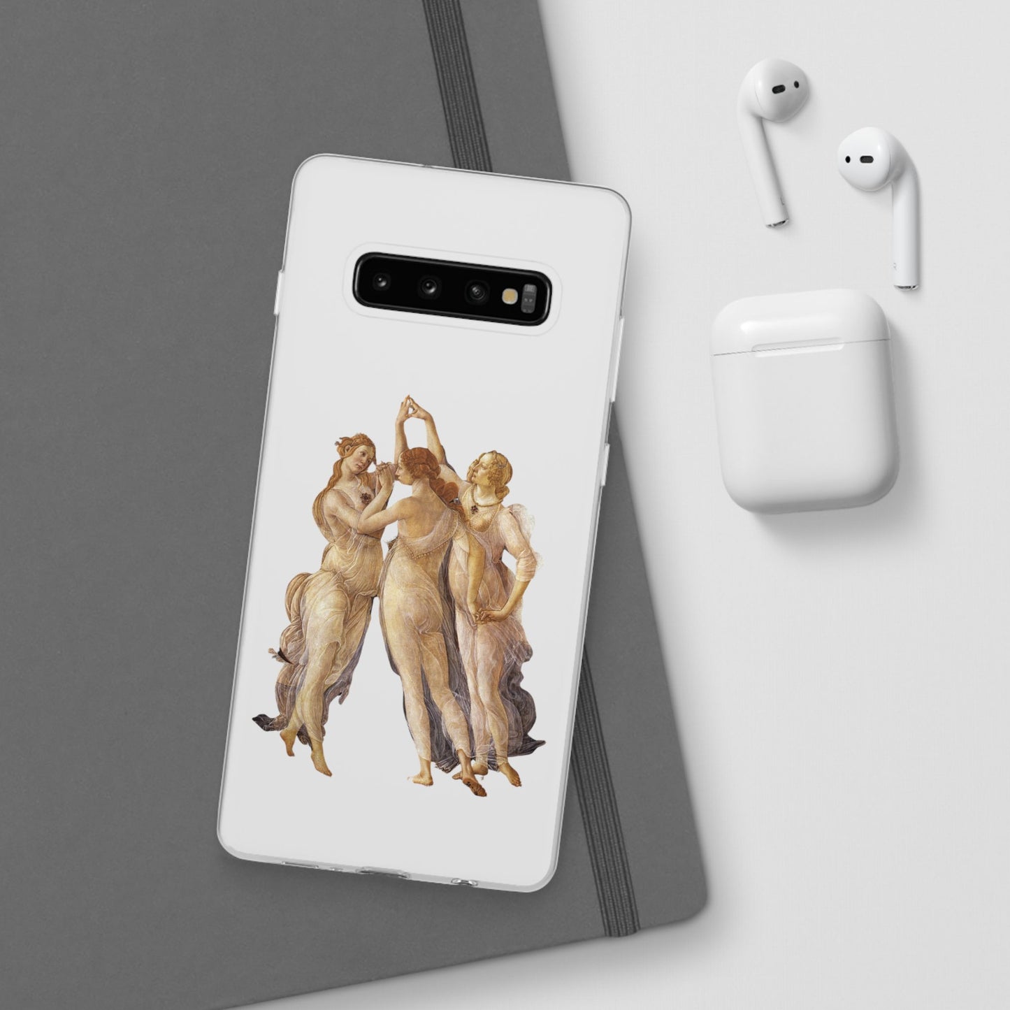 Three Graces Clear iPhone Case,Classical art phone case,aesthetic,arttok,iPhone android wireless charging,Feminist,Renaissance