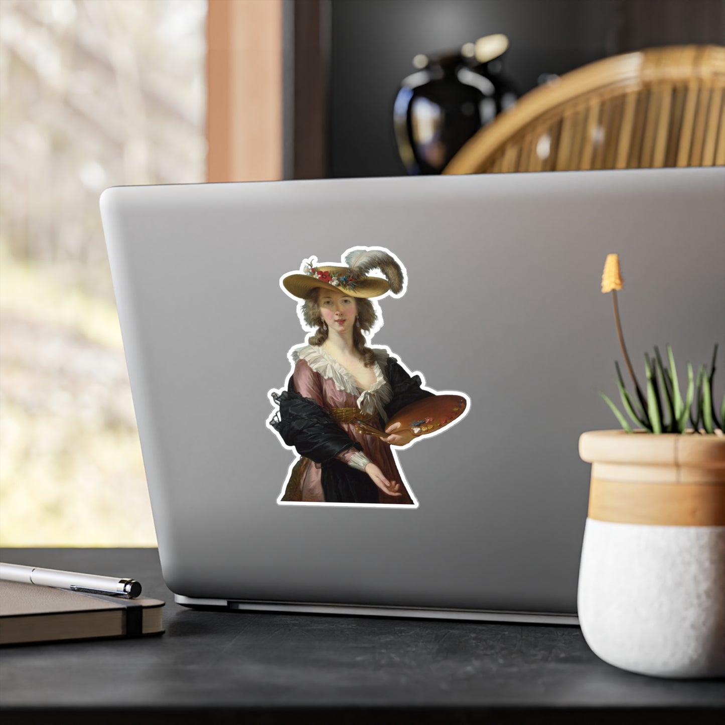 Vigée Le Brun Sticker, Artist Laptop Sticker