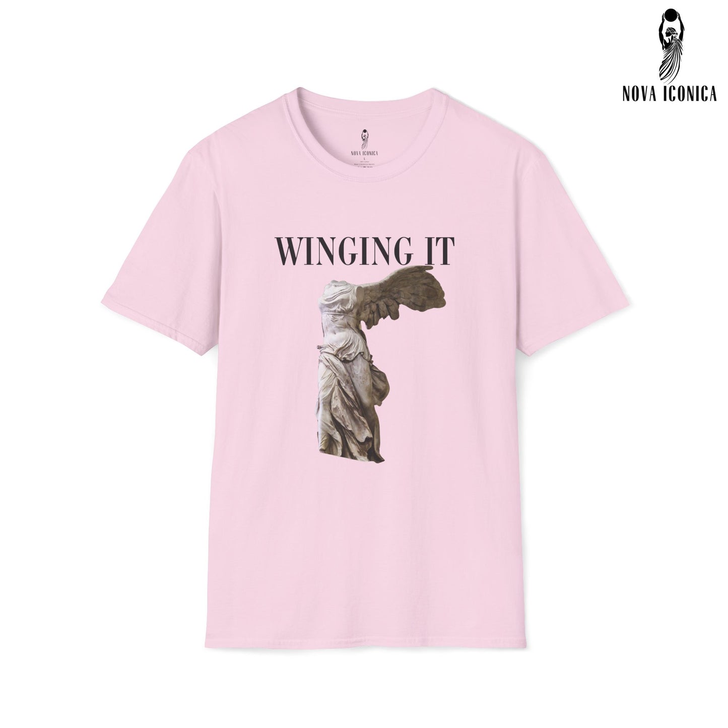 Winging It Shirt, Art History shirt, Aesthetic greek statue t-shirt,Renaissance Art, Famous Painting Shirt, winged victory of samothrace