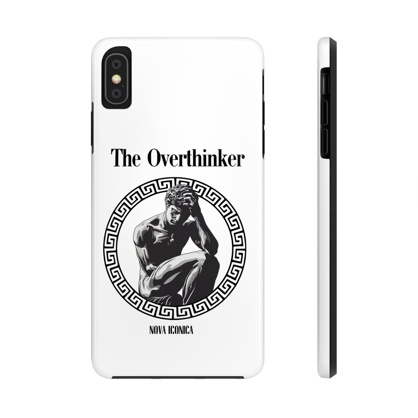 Overthinker Phone case, tough phone case, hybrid phone case, protective phone case, overthinker iphone case, overthinker samsung case