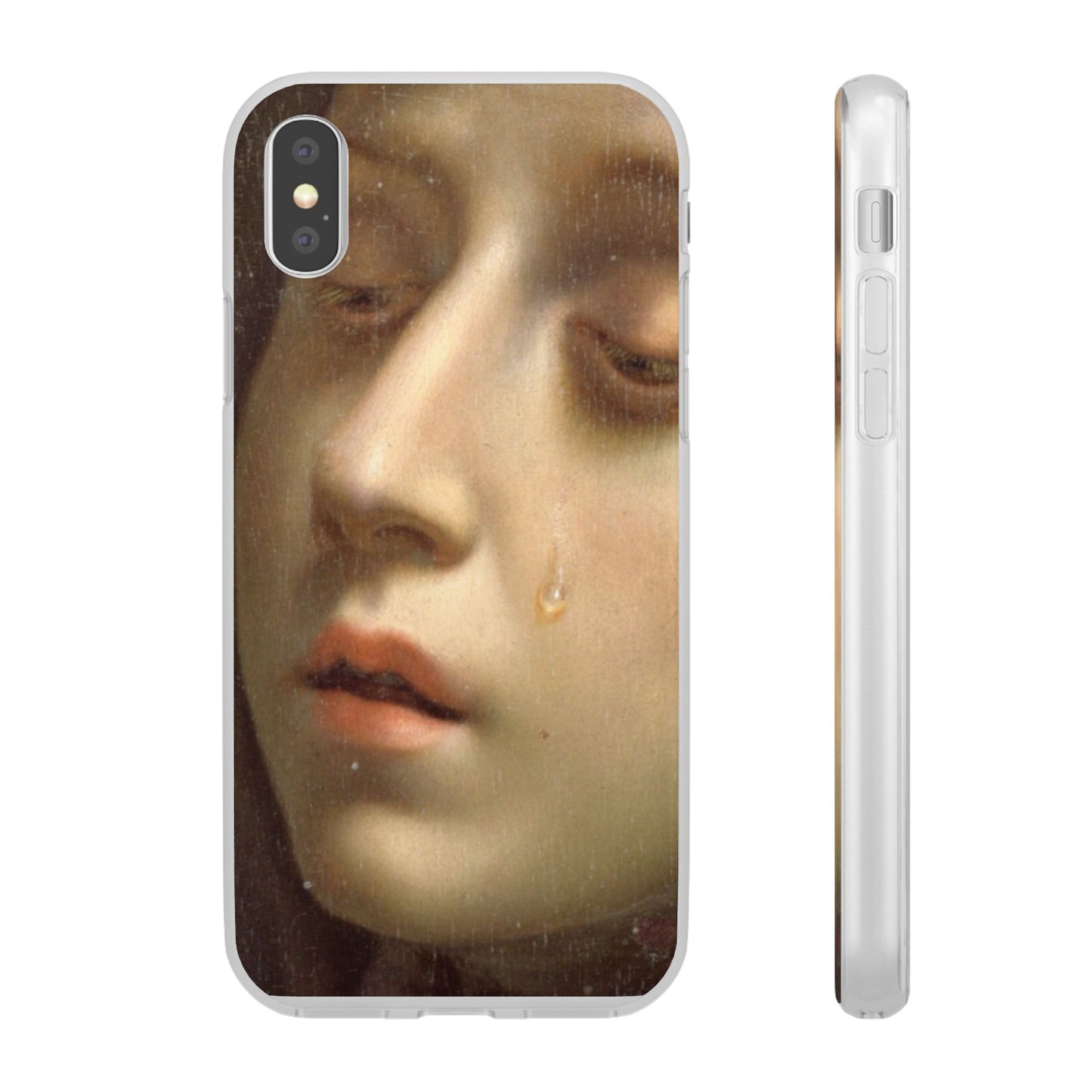 Renaissance tears detail iPhone Case, Aesthetic iPhone case