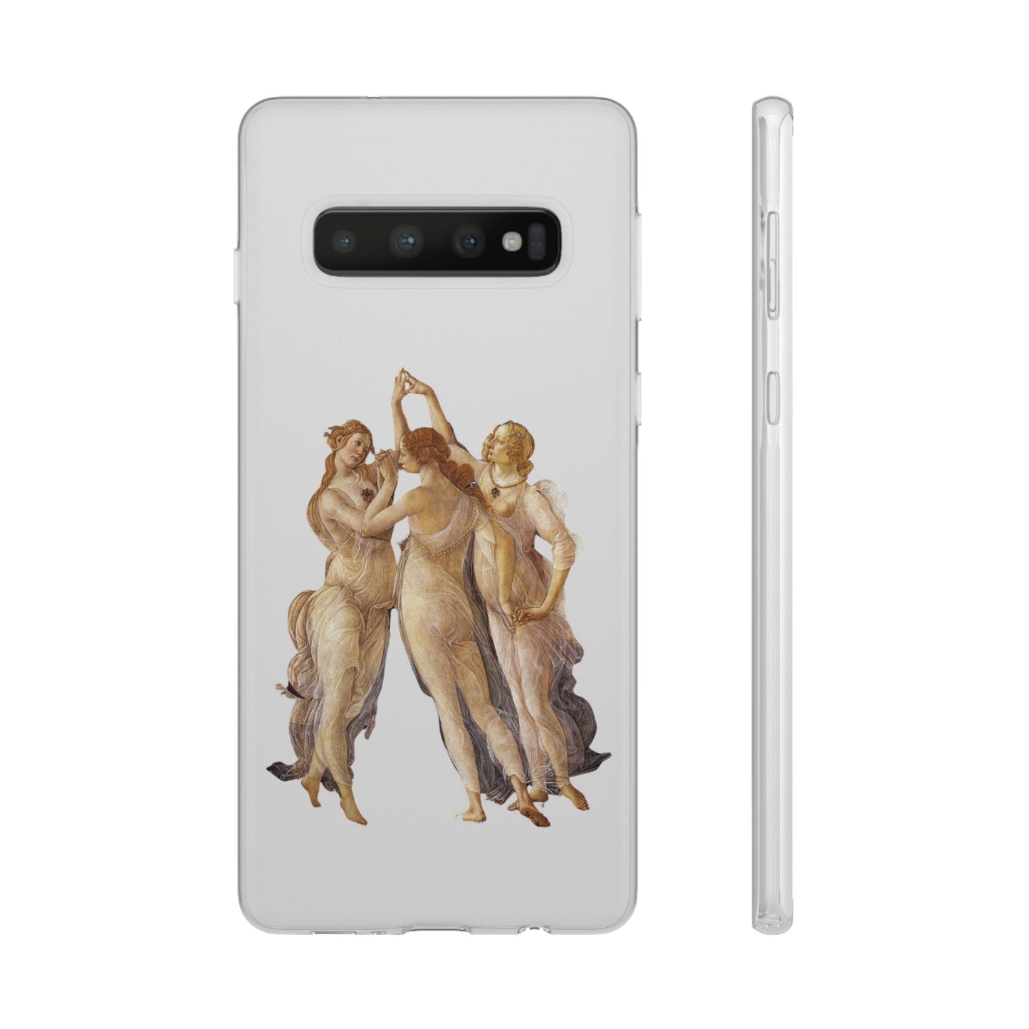 Three Graces Clear iPhone Case,Classical art phone case,aesthetic,arttok,iPhone android wireless charging,Feminist,Renaissance