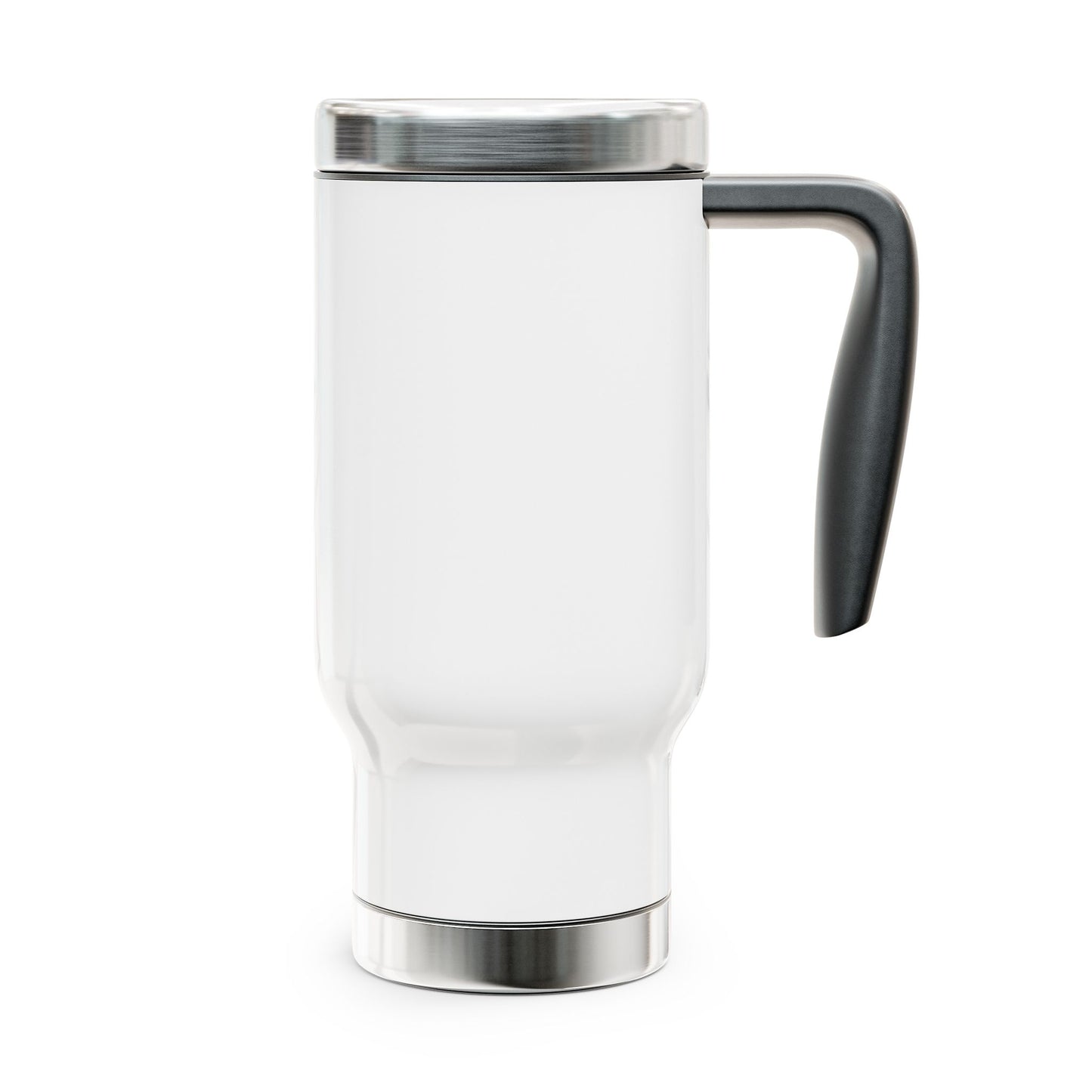 Overthinker Stainless Steel Travel Mug with Handle, 14oz