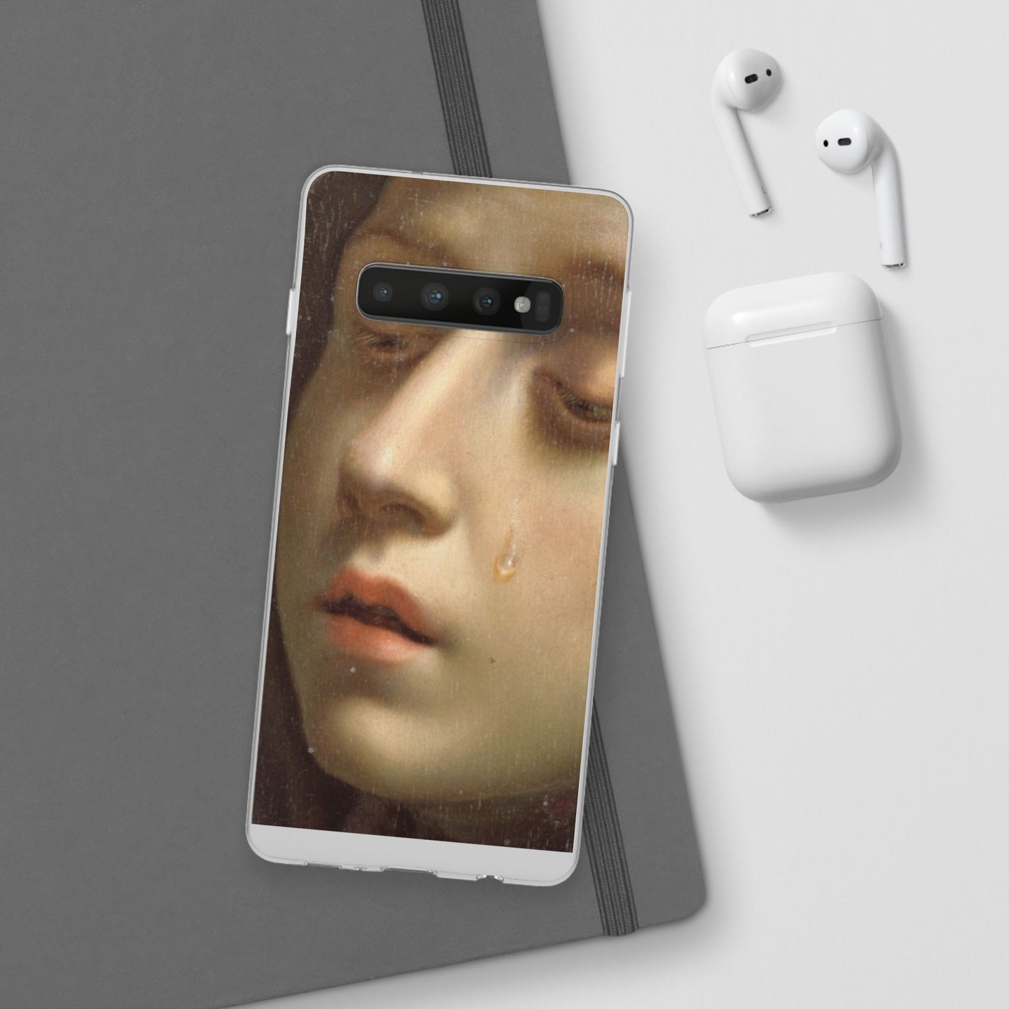 Renaissance tears detail iPhone Case, Aesthetic iPhone case