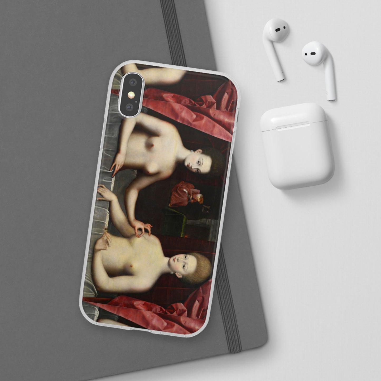 Gabrielle d'Estrées and One of Her Sisters iPhone case, Art iPhone case