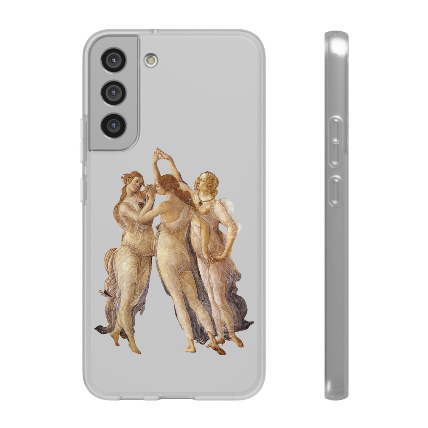 Three Graces Clear iPhone Case,Classical art phone case,aesthetic,arttok,iPhone android wireless charging,Feminist,Renaissance