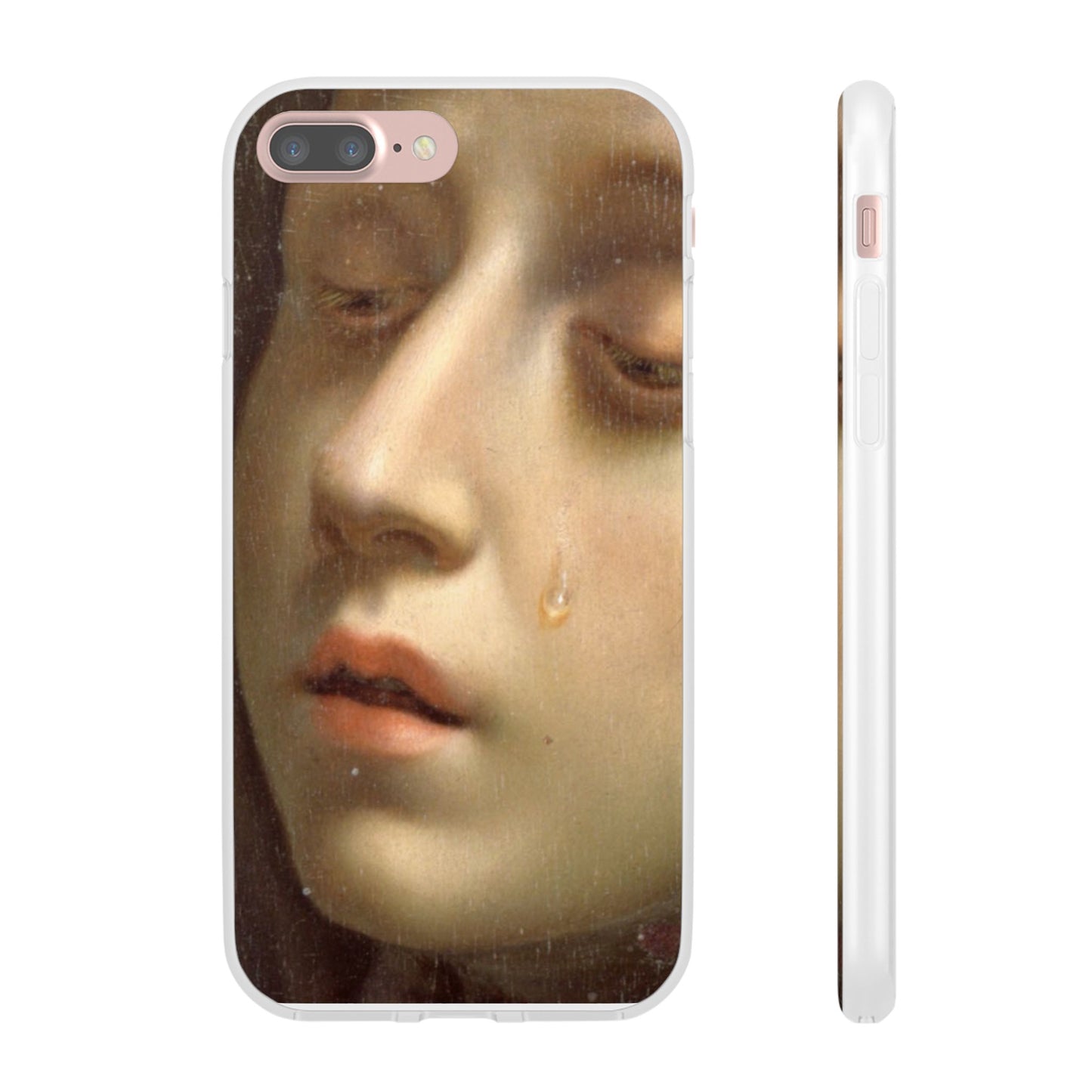Renaissance tears detail iPhone Case, Aesthetic iPhone case