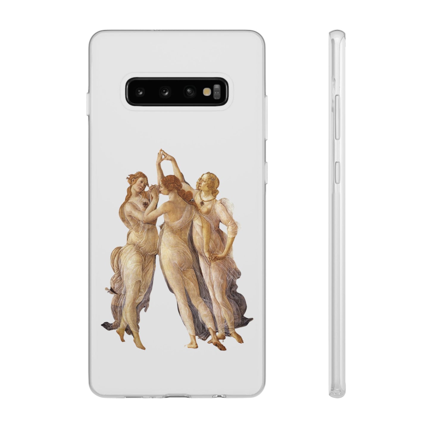 Three Graces Clear iPhone Case,Classical art phone case,aesthetic,arttok,iPhone android wireless charging,Feminist,Renaissance