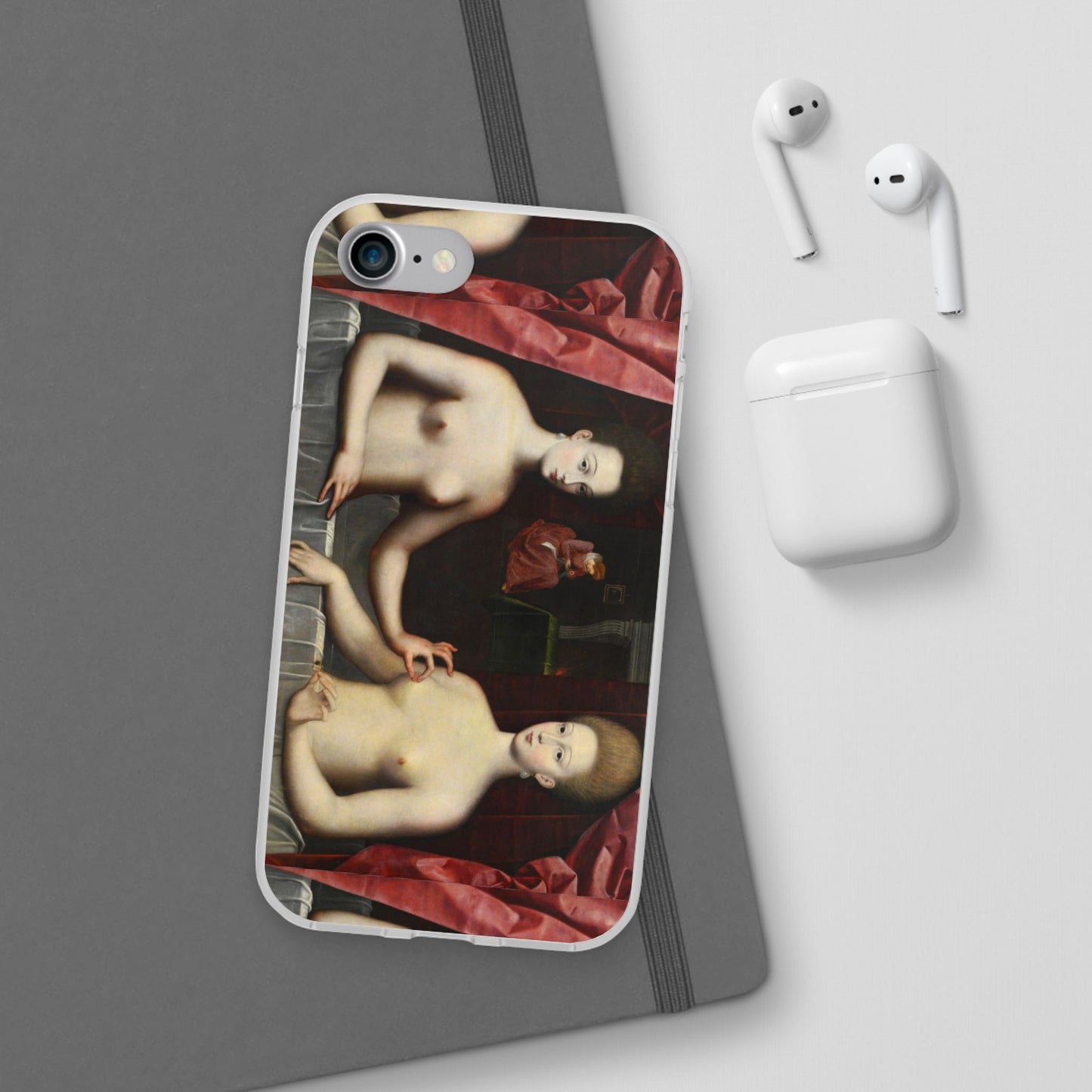 Gabrielle d'Estrées and One of Her Sisters iPhone case, Art iPhone case