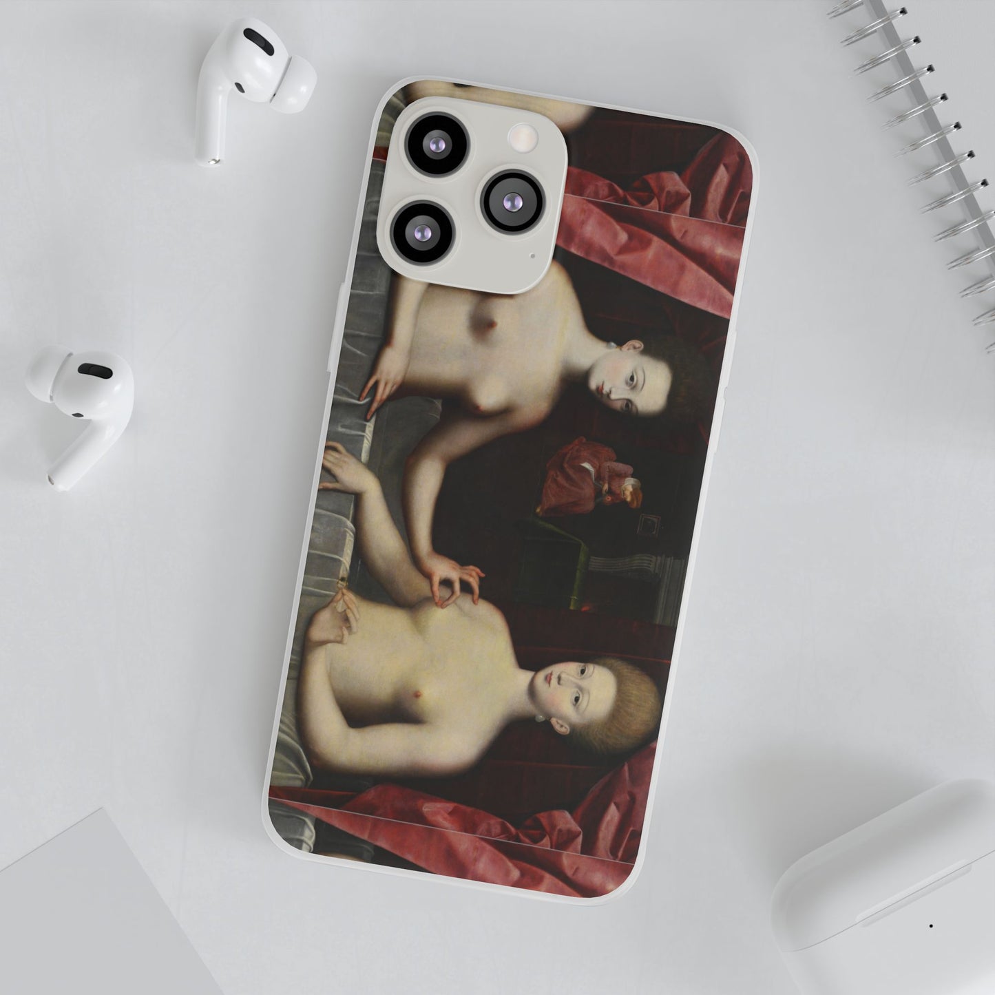 Gabrielle d'Estrées and One of Her Sisters iPhone case, Art iPhone case
