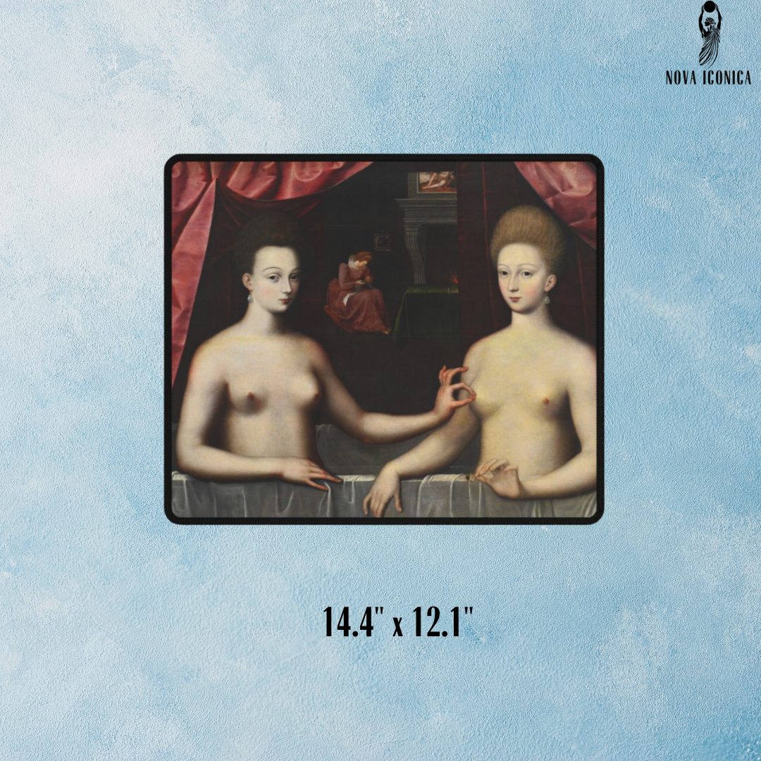 Famous renaissance painting,classical art mouse pad,aesthetic desk accessories,artsy office stuff,fine art,funny classic art