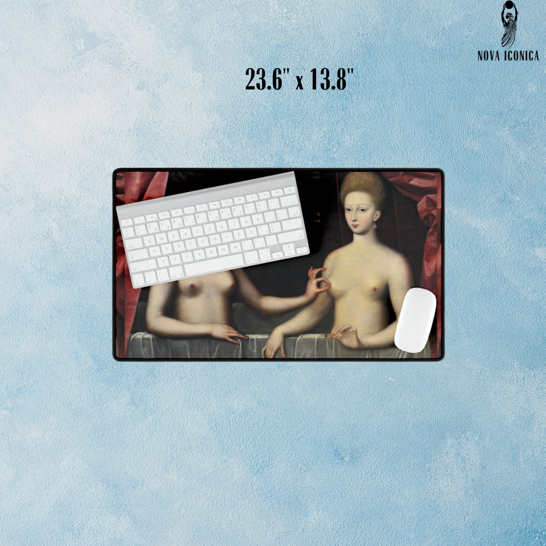 Famous renaissance painting,classical art mouse pad,aesthetic desk accessories,artsy office stuff,fine art,funny classic art