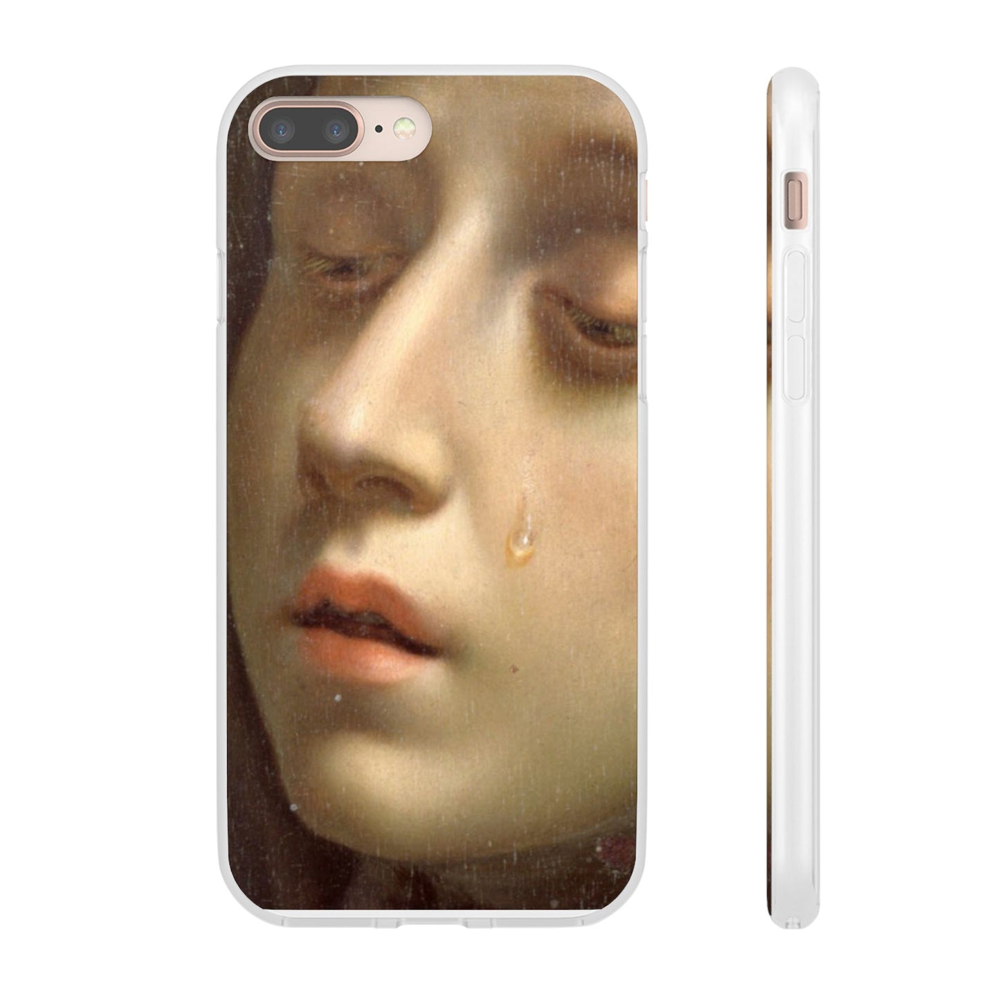 Renaissance tears detail iPhone Case, Aesthetic iPhone case