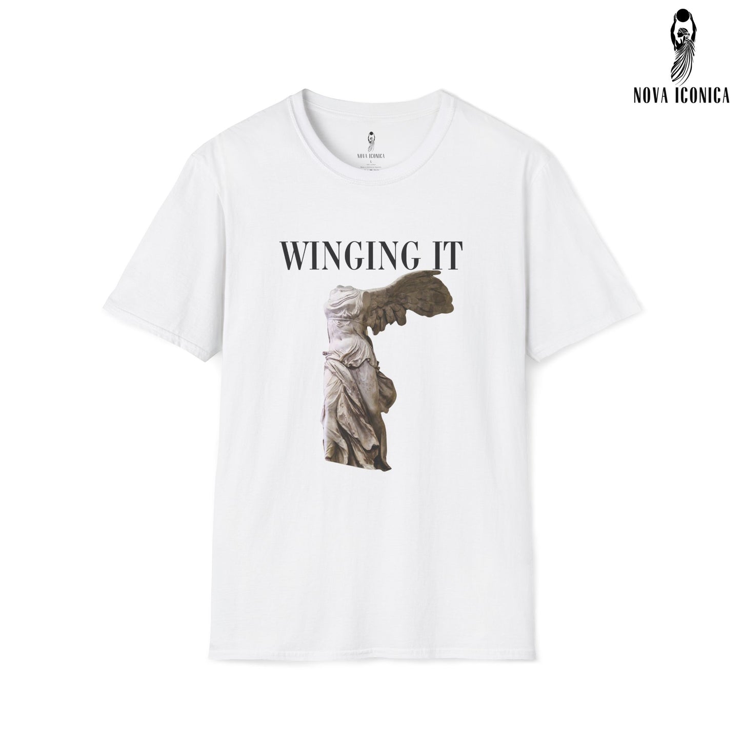 Winging It Shirt, Art History shirt, Aesthetic greek statue t-shirt,Renaissance Art, Famous Painting Shirt, winged victory of samothrace