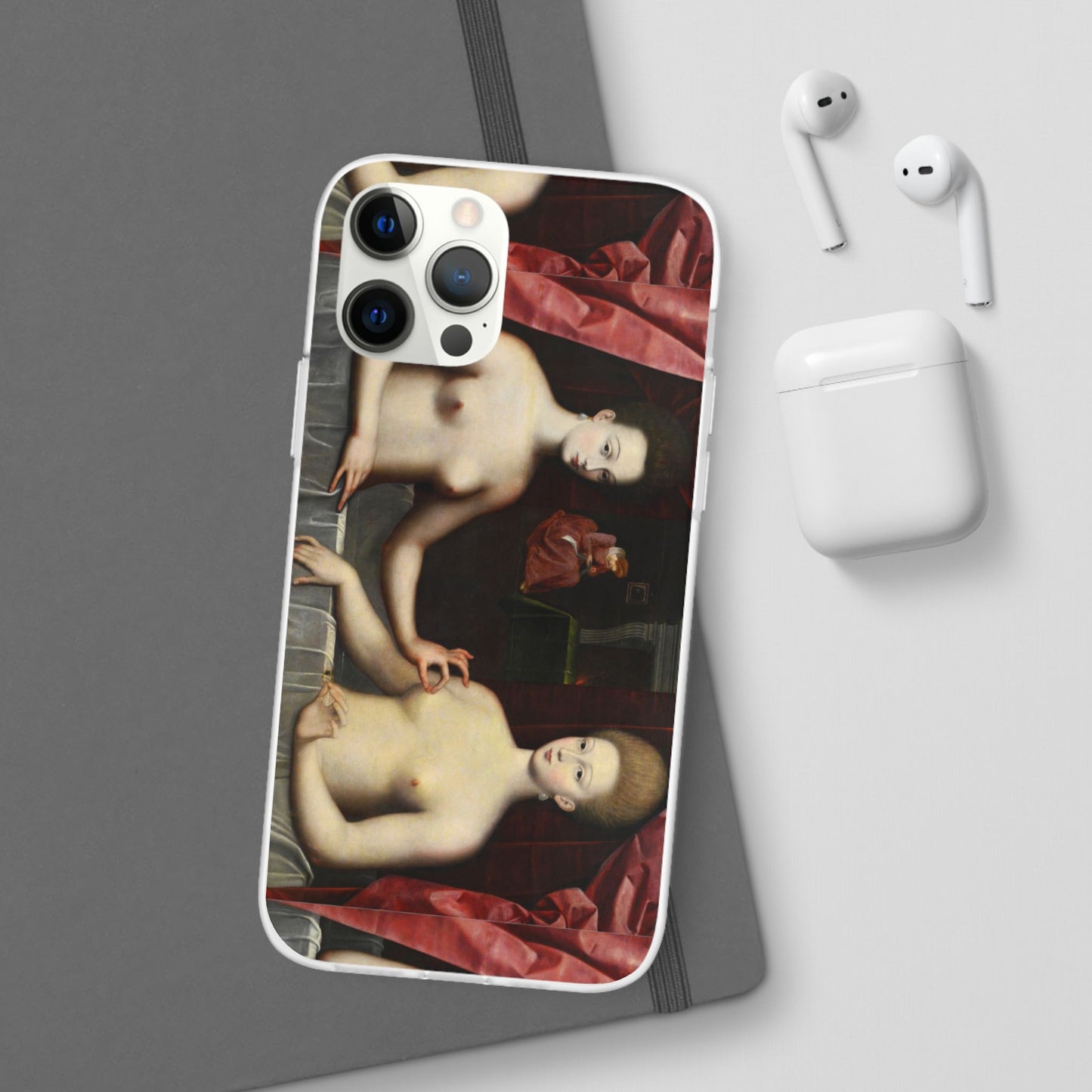 Gabrielle d'Estrées and One of Her Sisters iPhone case, Art iPhone case