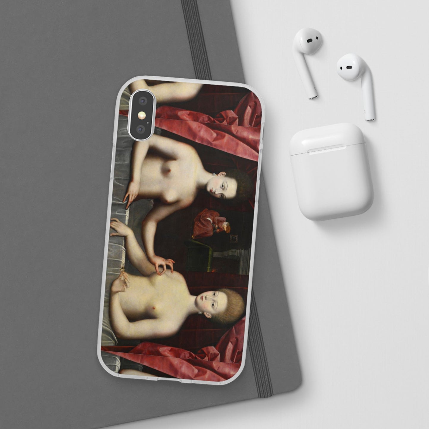Gabrielle d'Estrées and One of Her Sisters iPhone case, Art iPhone case