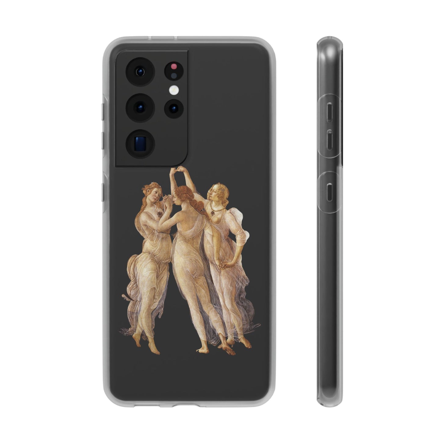 Three Graces Clear iPhone Case,Classical art phone case,aesthetic,arttok,iPhone android wireless charging,Feminist,Renaissance
