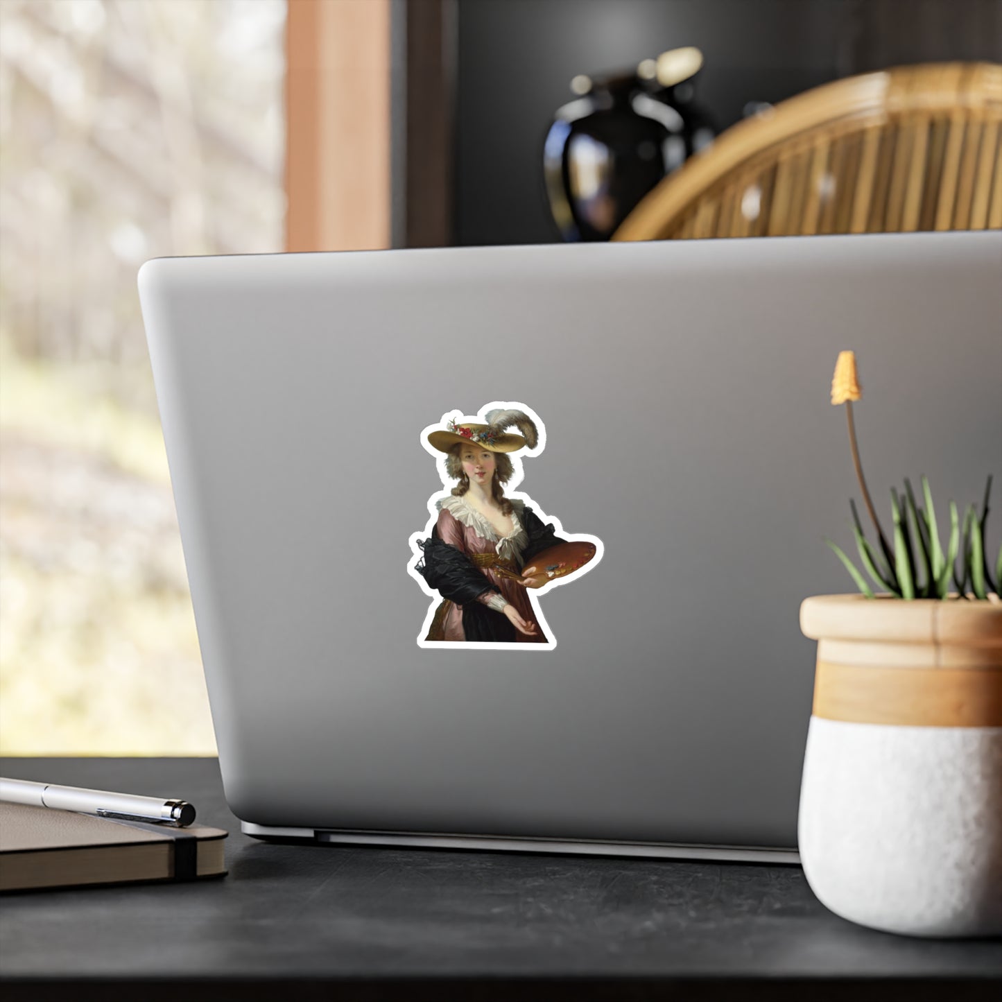 Vigée Le Brun Sticker, Artist Laptop Sticker