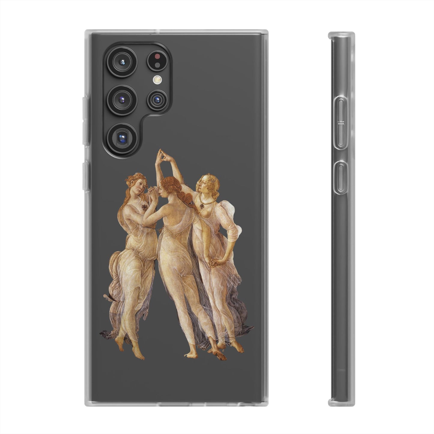 Three Graces Clear iPhone Case,Classical art phone case,aesthetic,arttok,iPhone android wireless charging,Feminist,Renaissance