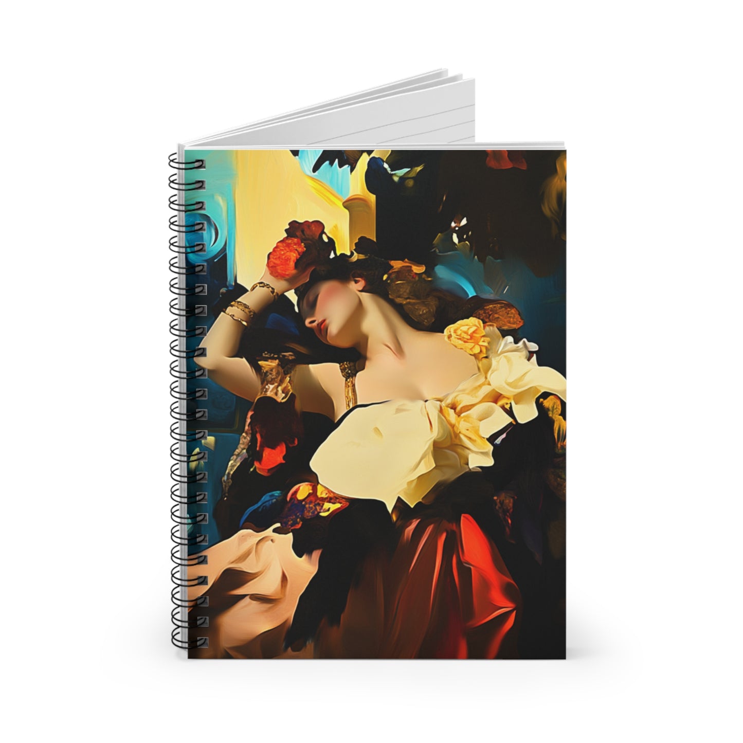 Artistic Spiral Notebook - Ruled Lines for Creativity and Inspiration