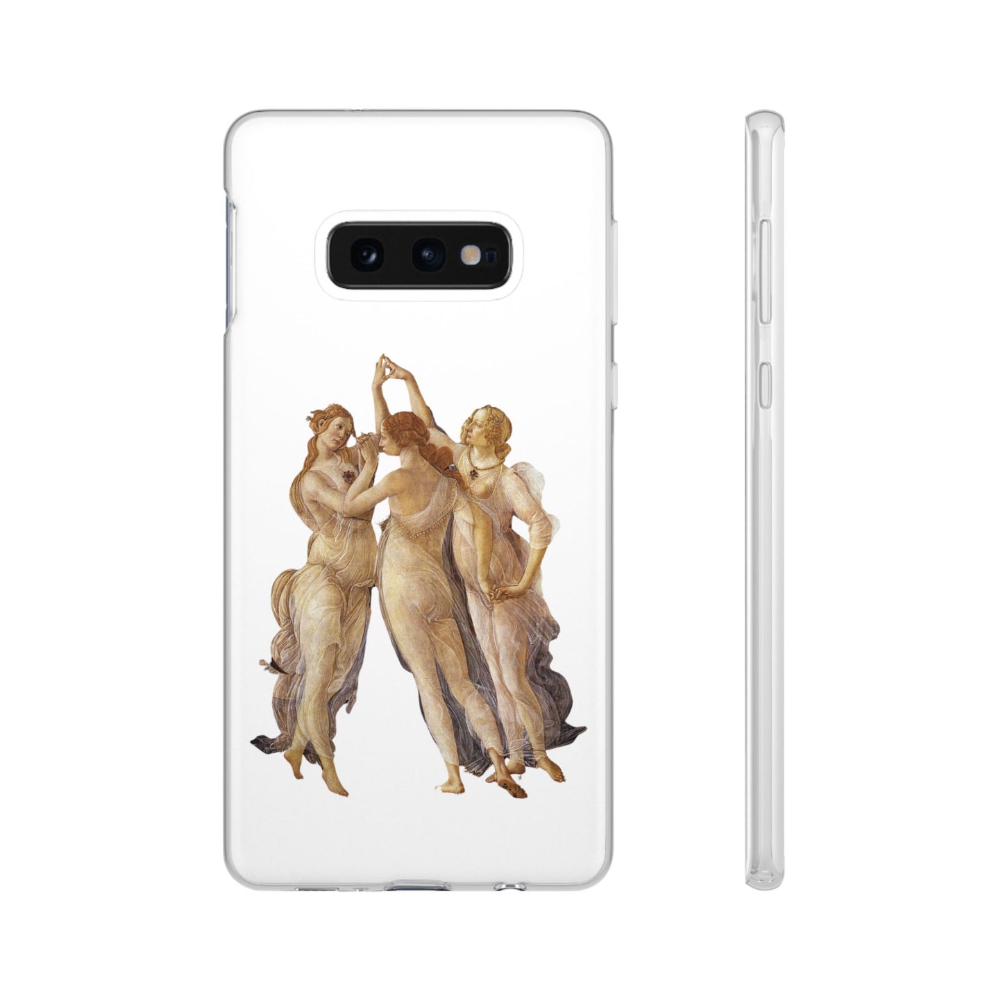 Three Graces Clear iPhone Case,Classical art phone case,aesthetic,arttok,iPhone android wireless charging,Feminist,Renaissance