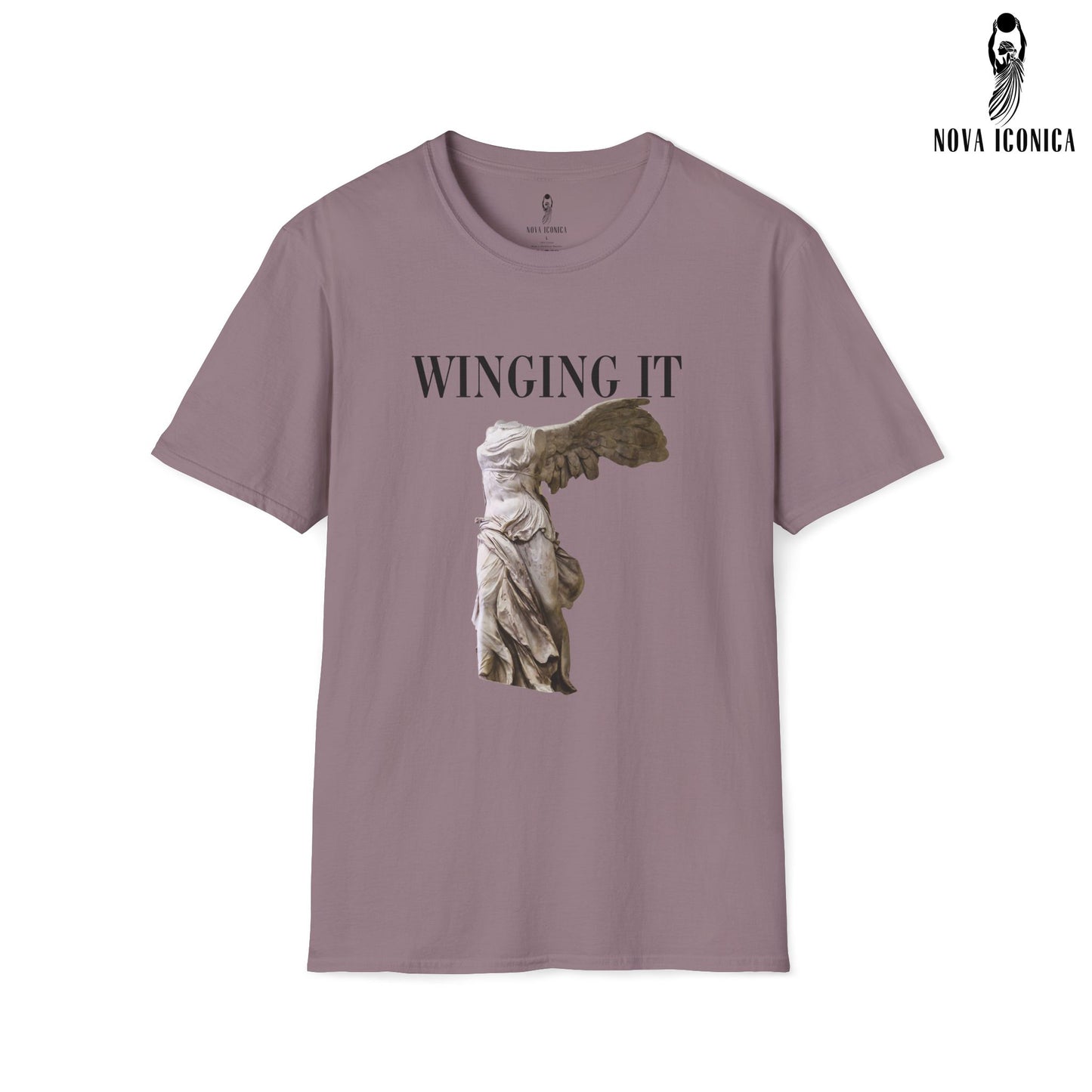 Winging It Shirt, Art History shirt, Aesthetic greek statue t-shirt,Renaissance Art, Famous Painting Shirt, winged victory of samothrace