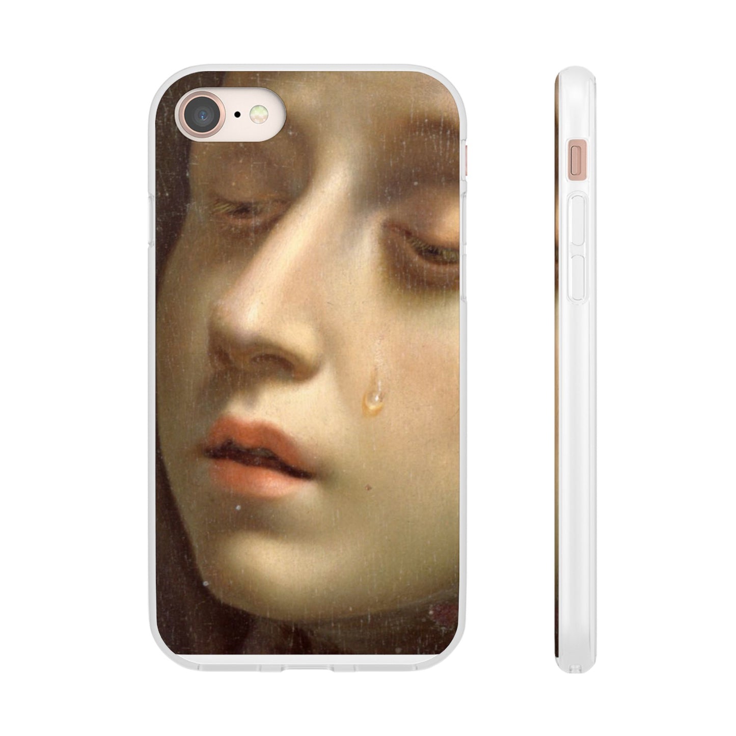 Renaissance tears detail iPhone Case, Aesthetic iPhone case