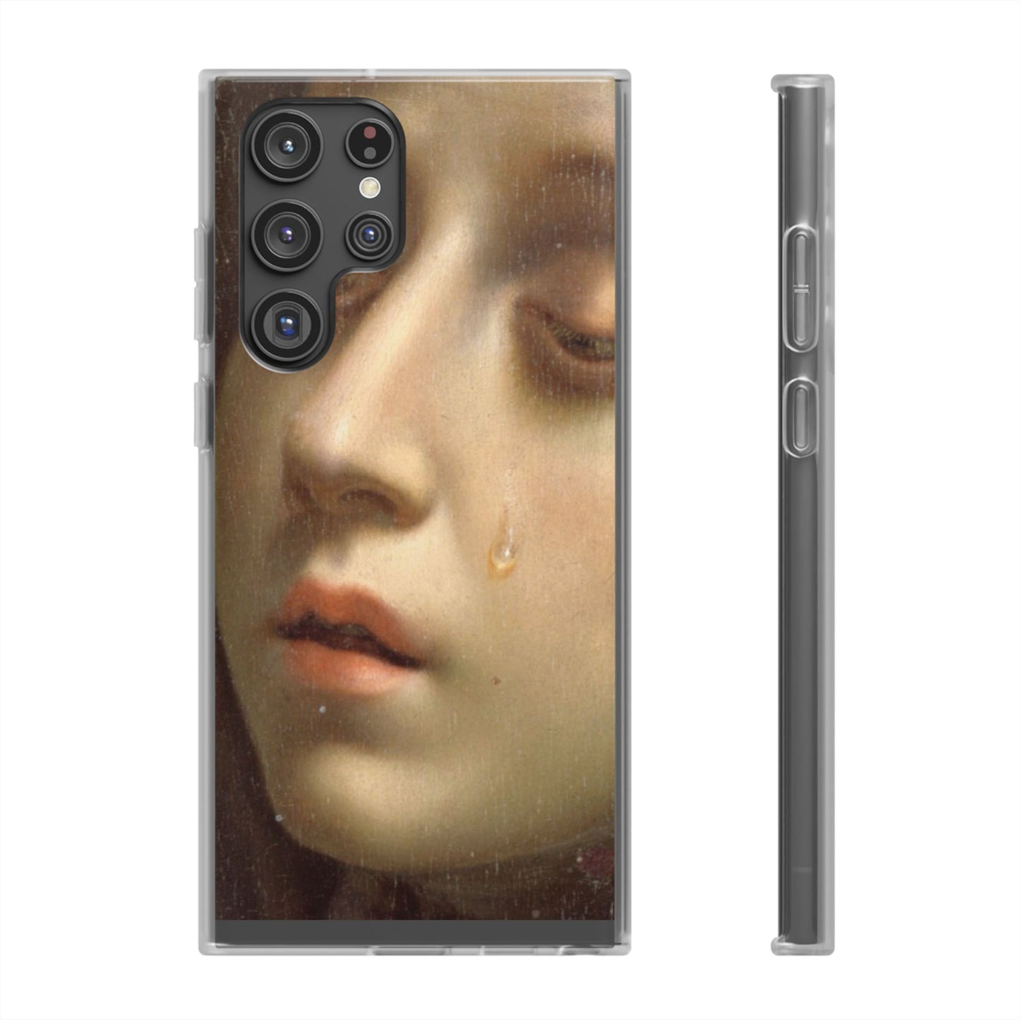 Renaissance tears detail iPhone Case, Aesthetic iPhone case
