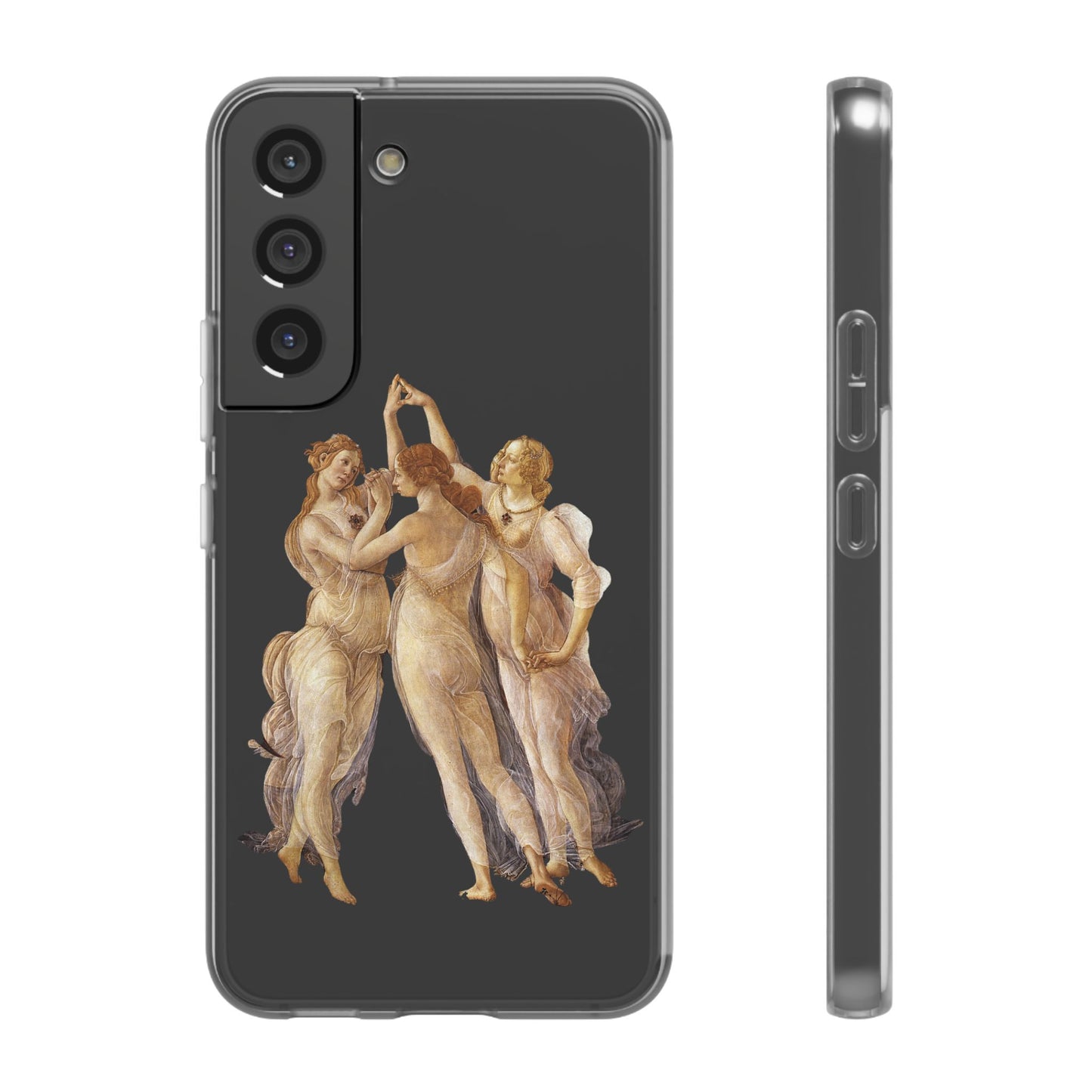 Three Graces Clear iPhone Case,Classical art phone case,aesthetic,arttok,iPhone android wireless charging,Feminist,Renaissance