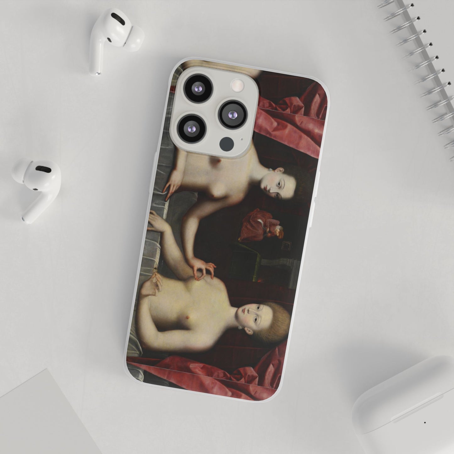 Gabrielle d'Estrées and One of Her Sisters iPhone case, Art iPhone case