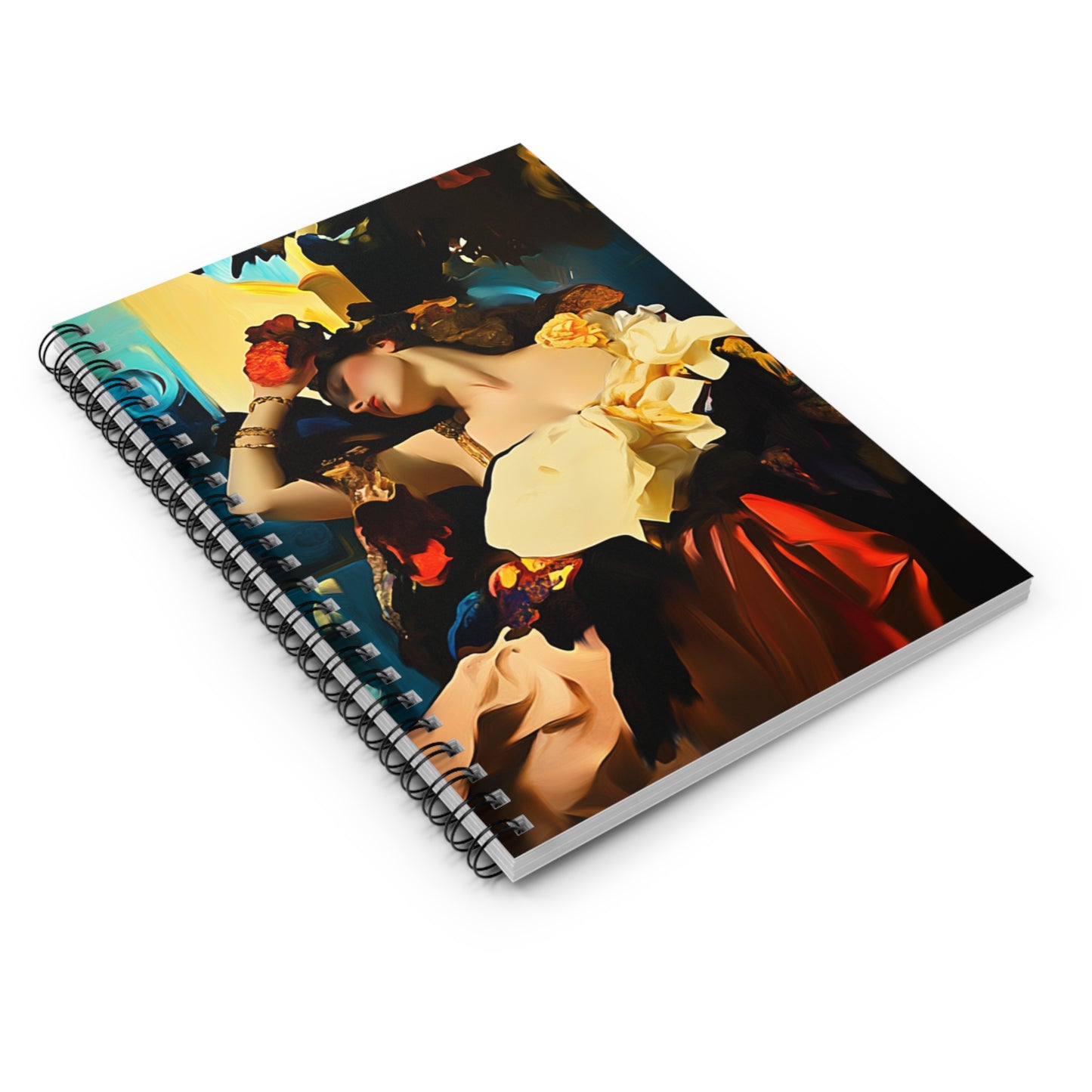 Artistic Spiral Notebook - Ruled Lines for Creativity and Inspiration