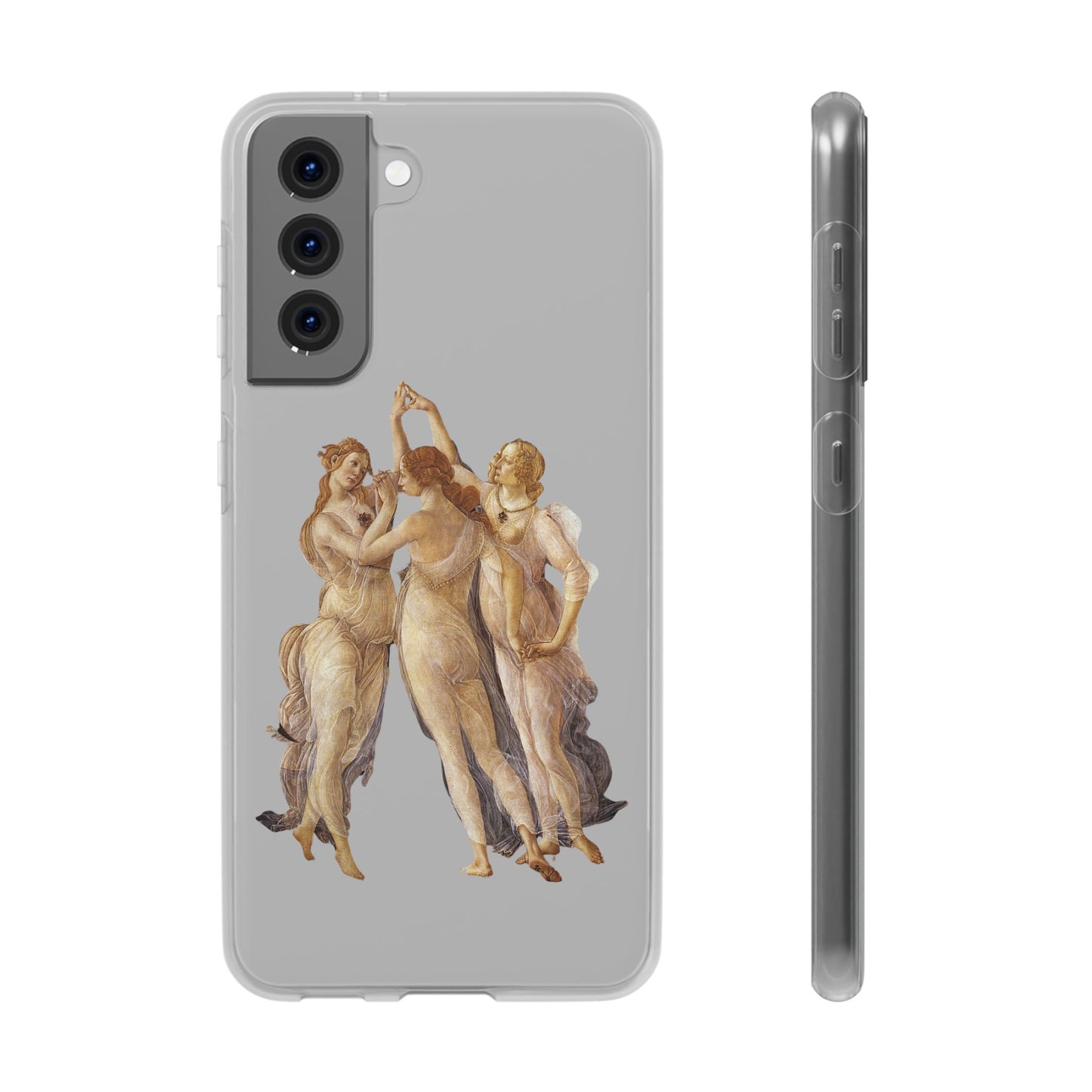 Three Graces Clear iPhone Case,Classical art phone case,aesthetic,arttok,iPhone android wireless charging,Feminist,Renaissance