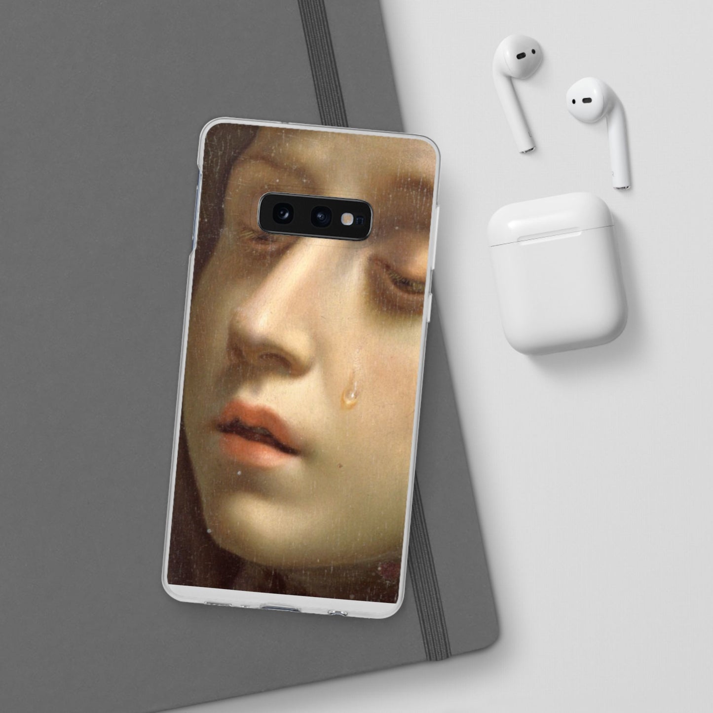 Renaissance tears detail iPhone Case, Aesthetic iPhone case