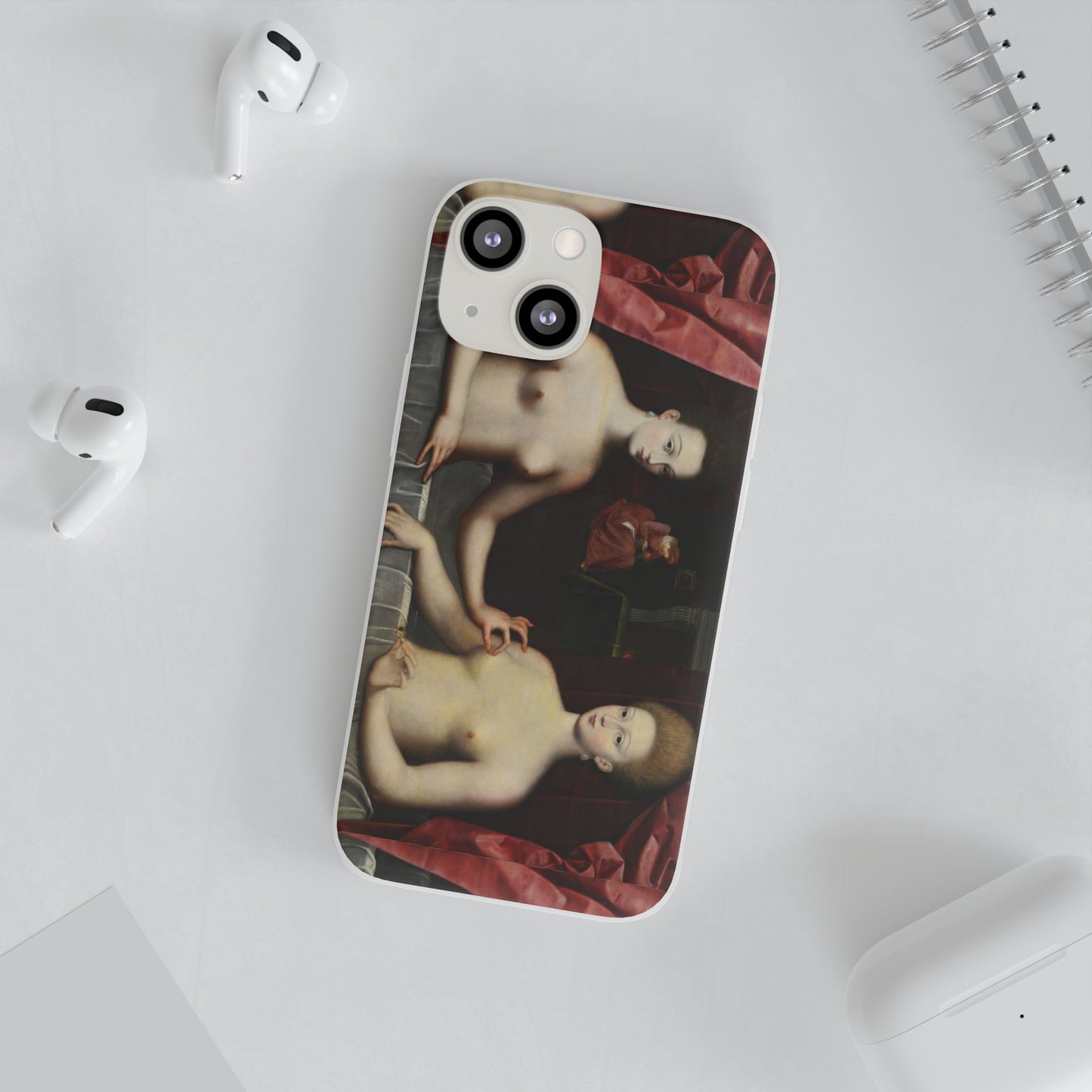 Gabrielle d'Estrées and One of Her Sisters iPhone case, Art iPhone case