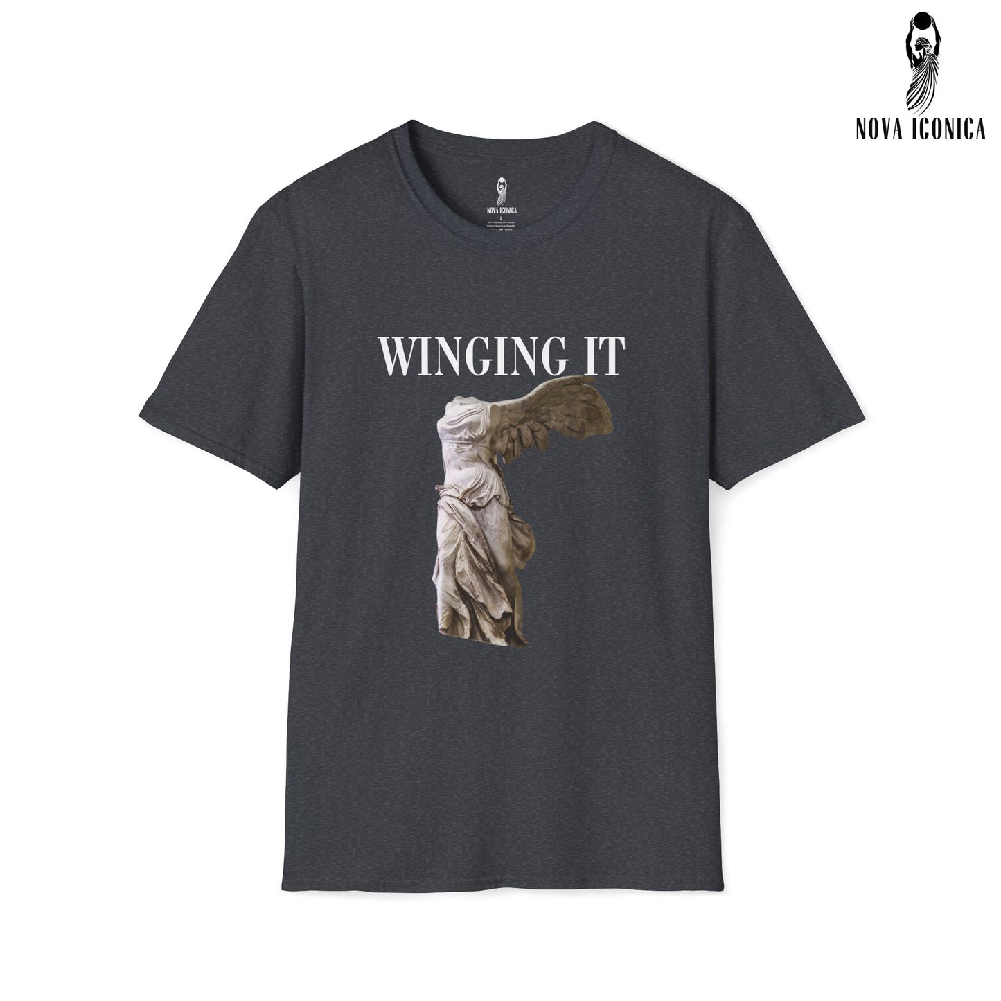 Winging It Shirt, Art History shirt, Aesthetic greek statue t-shirt,Renaissance Art, Famous Painting Shirt, winged victory of samothrace