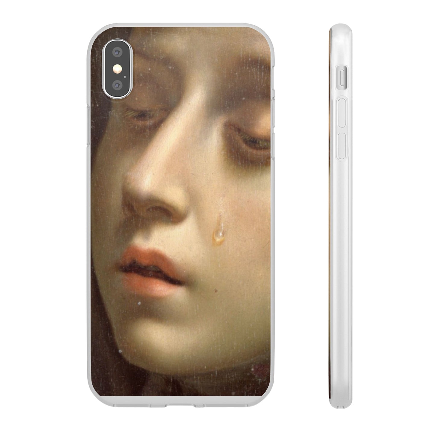 Renaissance tears detail iPhone Case, Aesthetic iPhone case