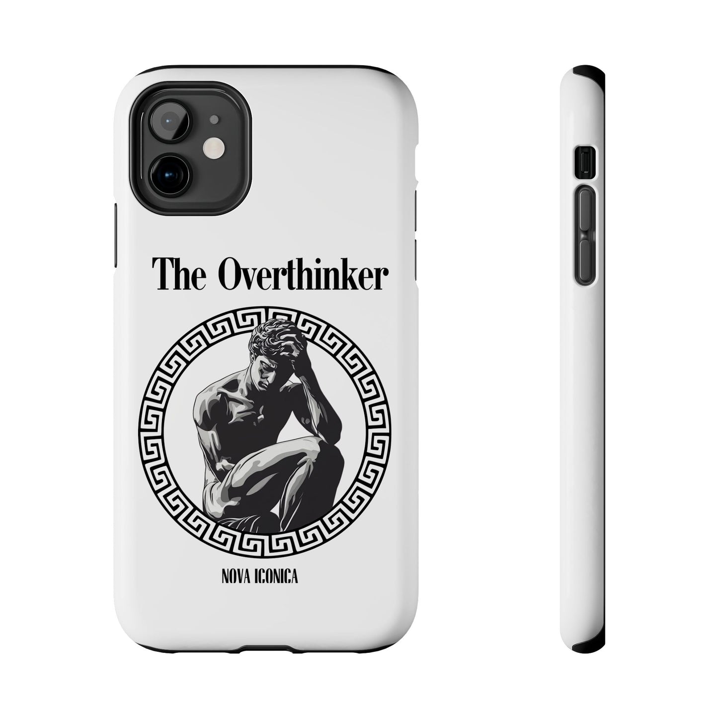 Overthinker Phone case, tough phone case, hybrid phone case, protective phone case, overthinker iphone case, overthinker samsung case