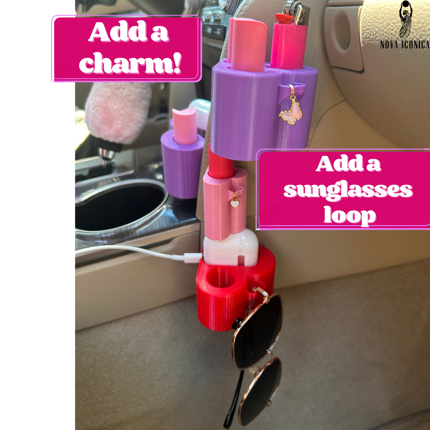 AirPod Holder – Car Organizer for Wireless Earbuds – Nova Iconica