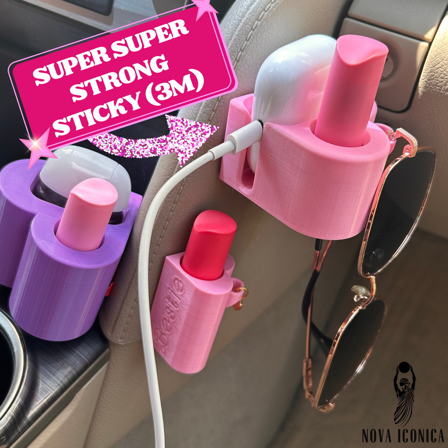 AirPod Holder – Car Organizer for Wireless Earbuds – Nova Iconica