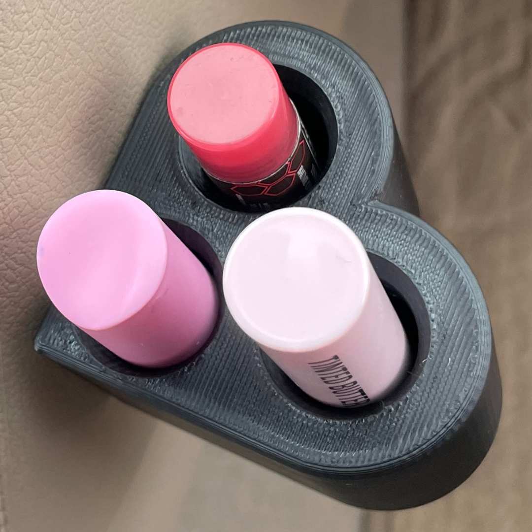 Lip Balm Holder Car Accessory (3 Holes)