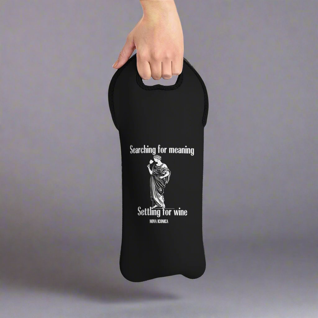 Searching for meaning settling for wine Wine Tote Bag