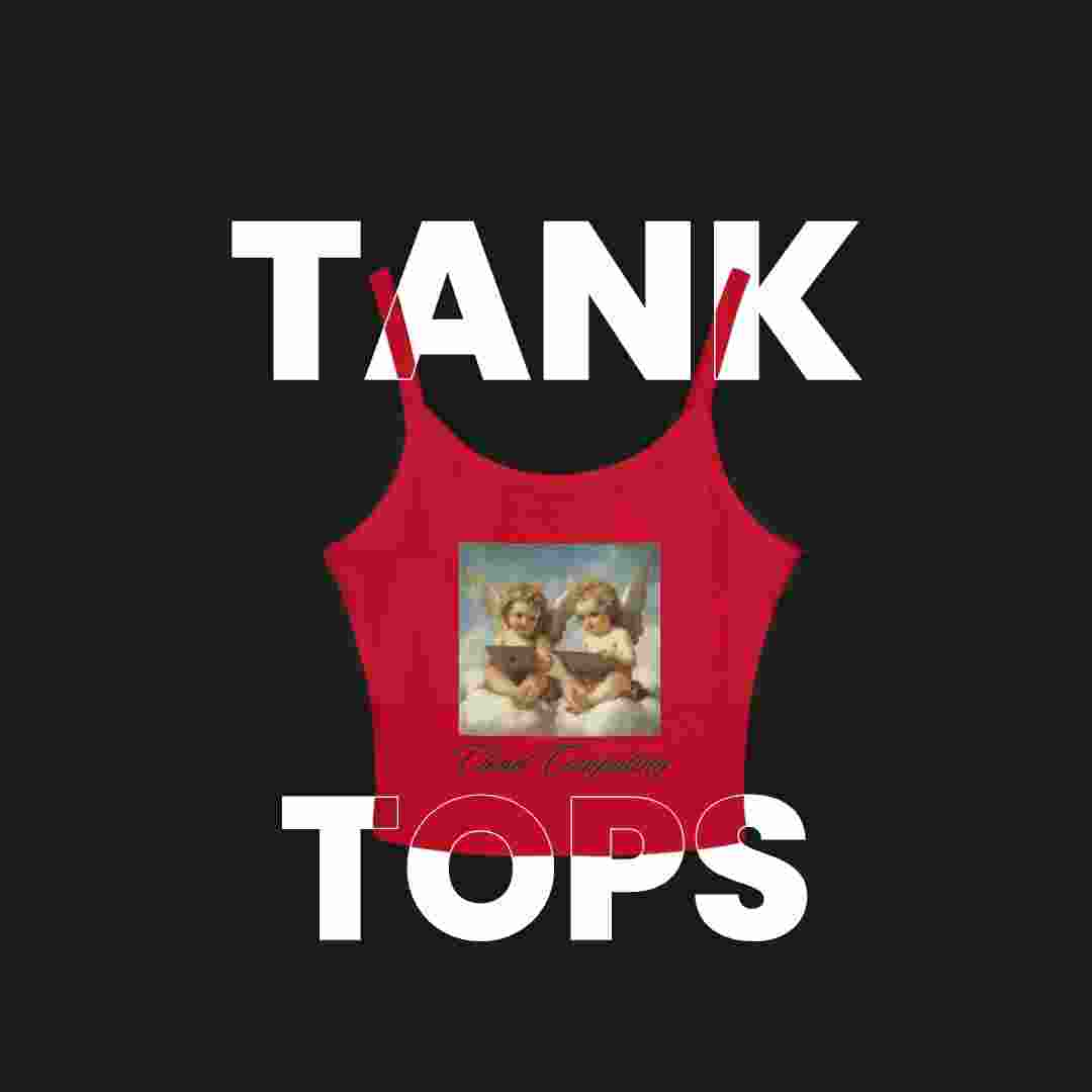 Nova Iconica tank top with bold graphic design, perfect for casual wear and workouts.