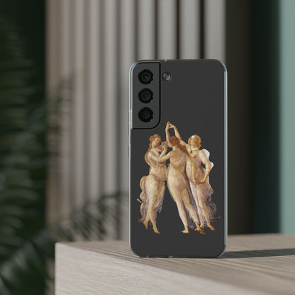 Three Graces Clear iPhone Case,Classical art phone case,aesthetic,arttok,iPhone android wireless charging,Feminist,Renaissance
