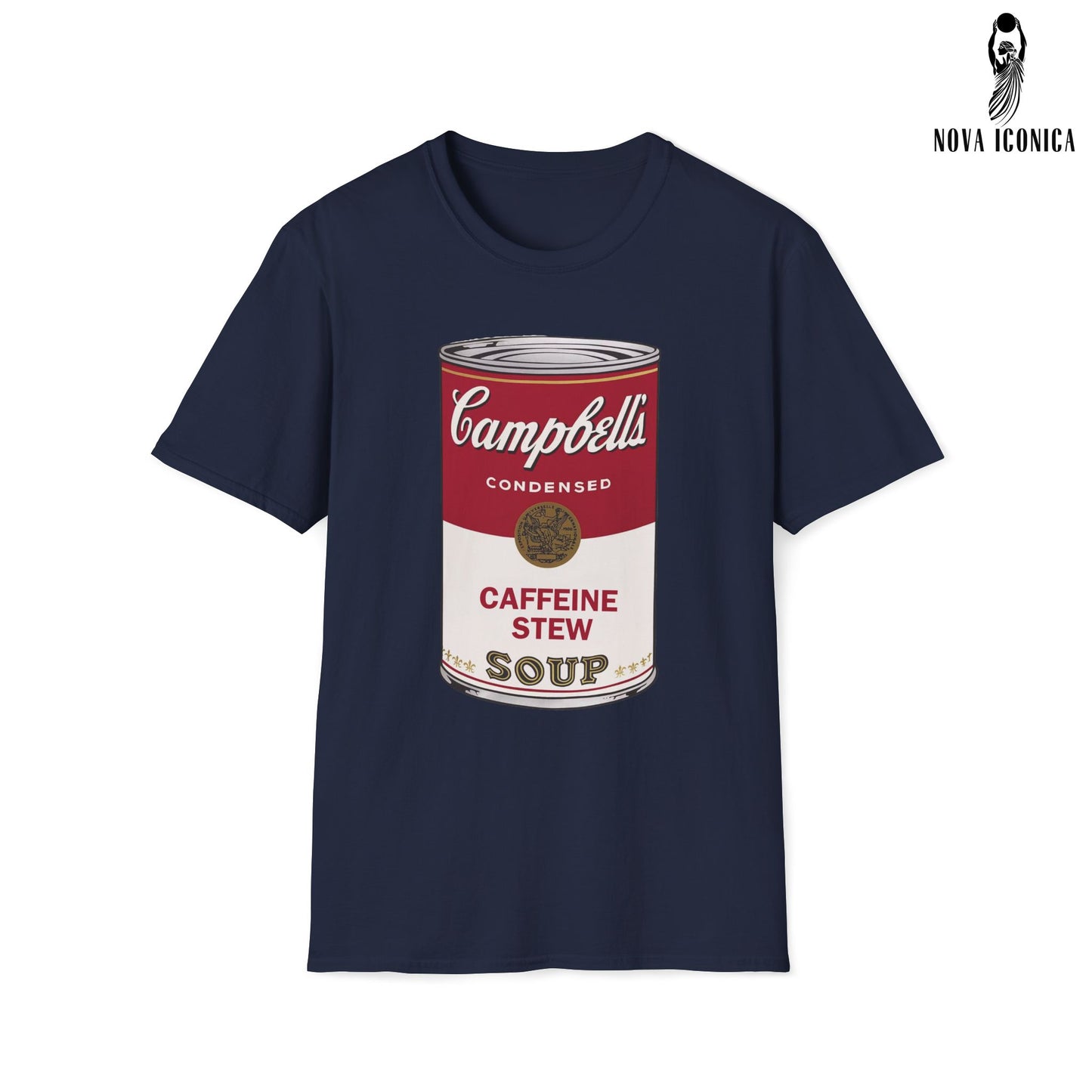 Campbell Soup Shirt, Campbells soup tshirt, Warhol soup shirt, soup can shirt, funny art shirt, gift for artist, art tee, Caffeine Stew Shir