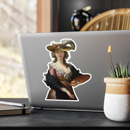Vigée Le Brun Sticker, Artist Laptop Sticker