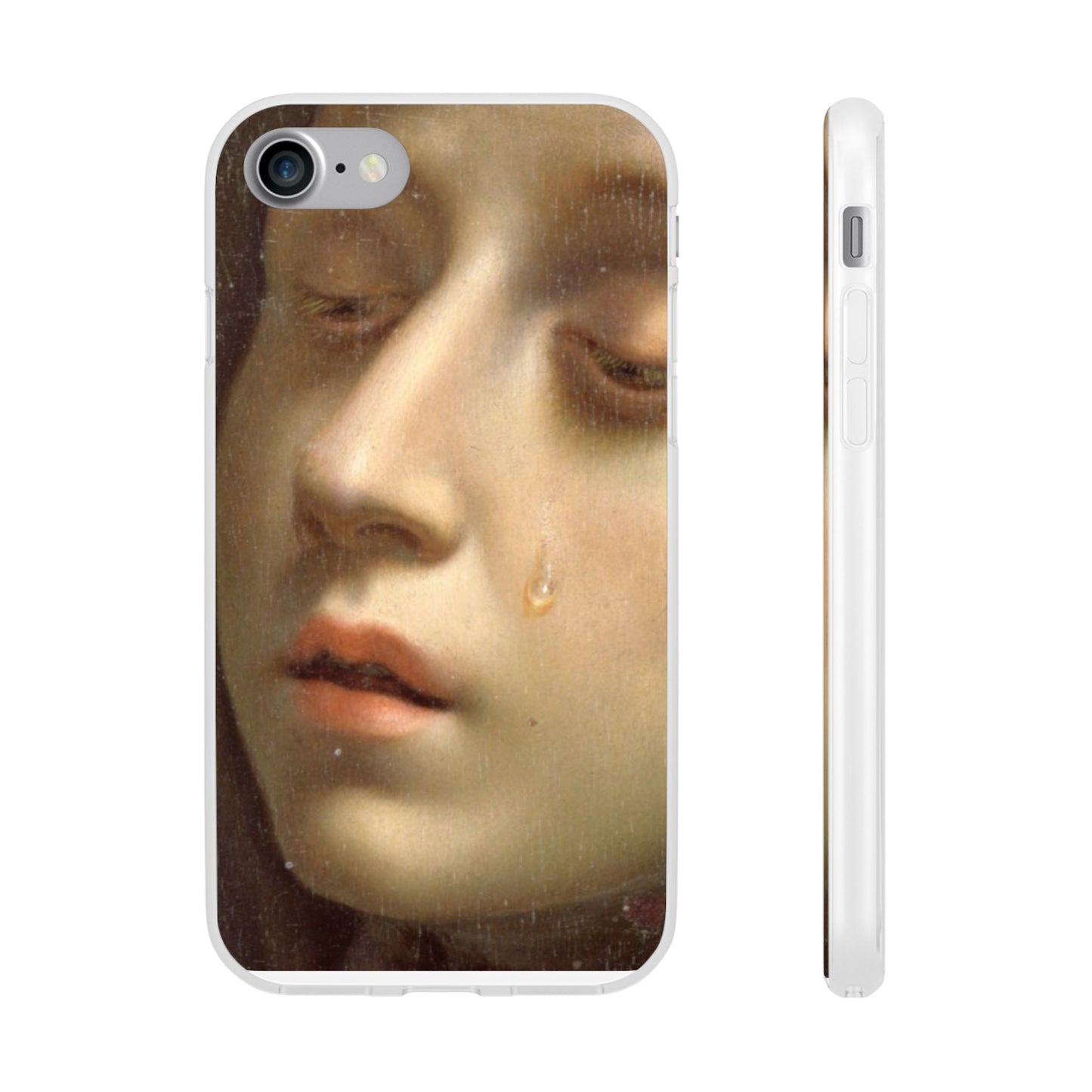 Renaissance tears detail iPhone Case, Aesthetic iPhone case