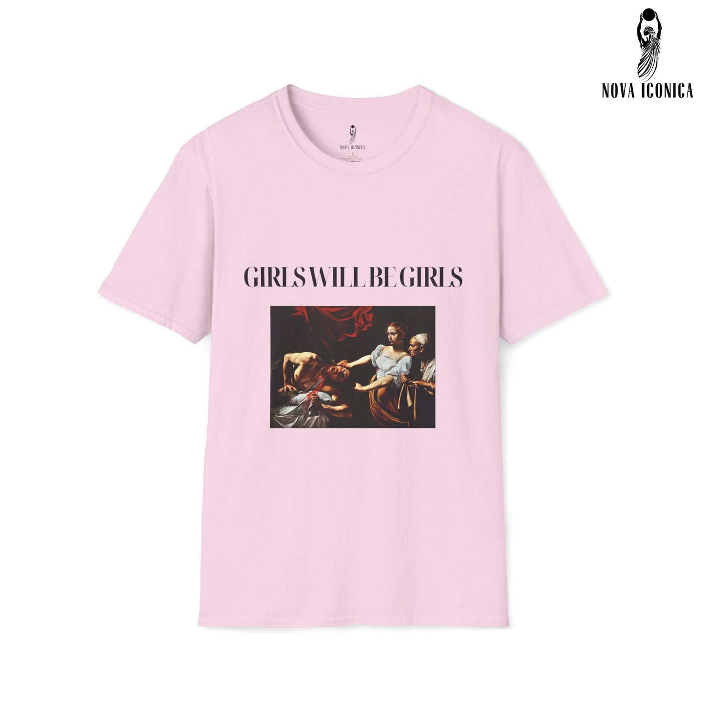 Girls Will Be Girls shirt, Judith beheading Holofernes Shirt, Funny Feminist Shirt, Burn the Patriarchy, Weirdcore, Art History, Dark Humor