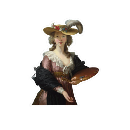 Vigée Le Brun Sticker, Artist Laptop Sticker