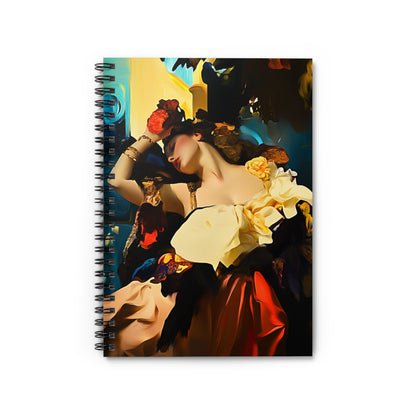 Artistic Spiral Notebook - Ruled Lines for Creativity and Inspiration