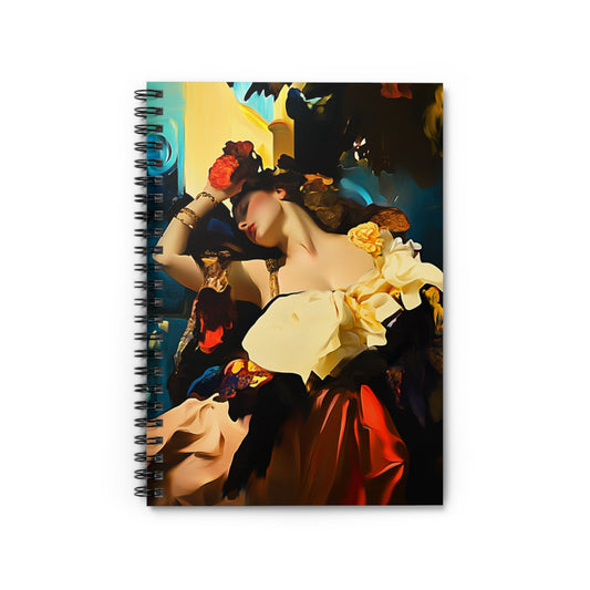 Artistic Spiral Notebook - Ruled Lines for Creativity and Inspiration
